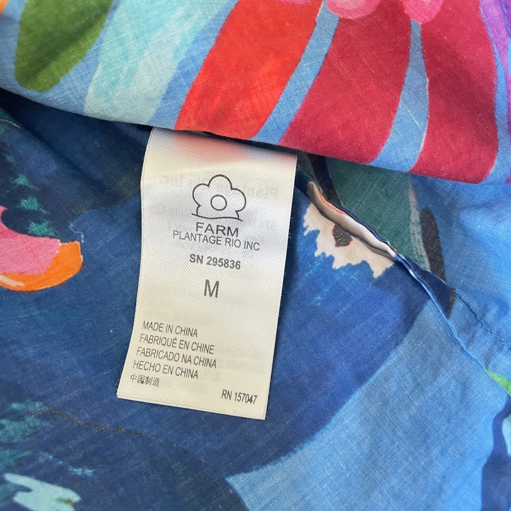 FARM Rio Rainbow Macaw Mini Dress Size Medium - Picture 10 of 12